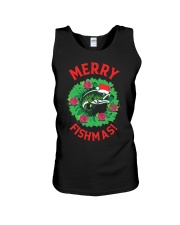 Merry Fishmas! Merry Unisex Tank tile