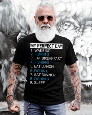 My Perfect Day Funny Fisherman Gift Hilarious Fish Fishing Classic T-Shirt apparel-classic-tshirt-lifestyle-front-268