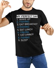 My Perfect Day Funny Fisherman Gift Hilarious Fish Fishing Classic T-Shirt custom-t-shirts-classic-lifestyle-front-212