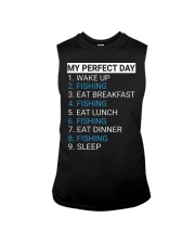 My Perfect Day Funny Fisherman Gift Hilarious Fish Fishing Sleeveless Tee tile