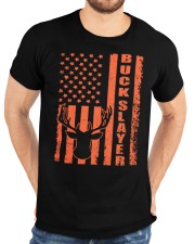 Hunting Blaze Orange Deer Classic T-Shirt custom-t-shirts-classic-lifestyle-front-196