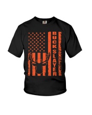 Hunting Blaze Orange Deer Youth T-Shirt tile