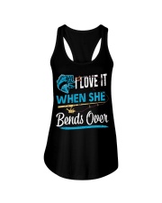 Funny Fishing Shirt Fly Bass Fisherman Hunting Buddy Ladies Flowy Tank tile