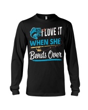 Funny Fishing Shirt Fly Bass Fisherman Hunting Buddy Long Sleeve Tee tile