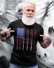 American Flag Fishing Rod Fishing Lover Classic T-Shirt apparel-classic-tshirt-lifestyle-front-267
