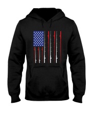 American Flag Fishing Rod Fishing Lover Hooded Sweatshirt tile