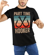 Retro Fishing Hooks Part Time Hooker Classic T-Shirt custom-t-shirts-classic-lifestyle-front-212
