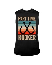Retro Fishing Hooks Part Time Hooker Sleeveless Tee tile