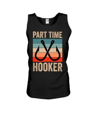 Retro Fishing Hooks Part Time Hooker Unisex Tank tile