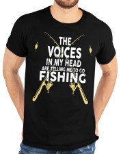 The Voices In My Head Are Telling Me To Go Fishing Classic T-Shirt custom-t-shirts-classic-lifestyle-front-196