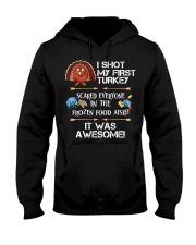 Turkey Hunting Shirt Funny Hooded Sweatshirt tile
