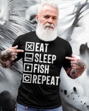 Eat Sleep Fish Repeat Funny Fishing Classic T-Shirt apparel-classic-tshirt-lifestyle-front-267