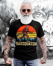 Funny Vintage Bigfoot Fishing Bassquatch Outdoor Fisher Classic T-Shirt apparel-classic-tshirt-lifestyle-front-268