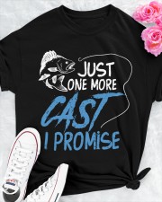 Just One More Cast I Promise Fishing Angler Gift Classic T-Shirt apparel-classic-tshirt-lifestyle-front-192