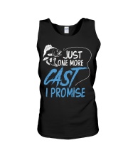 Just One More Cast I Promise Fishing Angler Gift Unisex Tank tile
