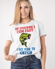 Of Course I Cum Fast I Classic T-Shirt apparel-classic-tshirt-lifestyle-front-100