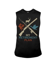 My Retirement Plan Hunting Fishing Hunter Sleeveless Tee tile