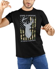 School Is Important But Hunting Is Importanter Deer Boys Classic T-Shirt custom-t-shirts-classic-lifestyle-front-212