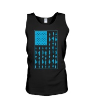 American Flag Fish Unisex Tank tile