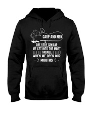 Carp Fishing Design For Men Funny Hooded Sweatshirt tile