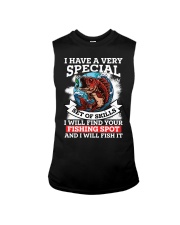 I Have A Very Special Best Of Skills I Will Find Your Fishing Spot Funny Gift For Fisherman Sleeveless Tee tile