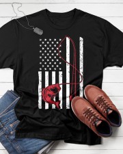 Fishing Usa Flag Fishing Lover Gift Classic T-Shirt apparel-classic-tshirt-lifestyle-front-216
