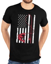 Fishing Usa Flag Fishing Lover Gift Classic T-Shirt custom-t-shirts-classic-lifestyle-front-196