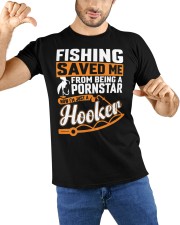 FISHING SAVED ME FROM BEING A PORNSTAR Classic T-Shirt custom-t-shirts-classic-lifestyle-front-212