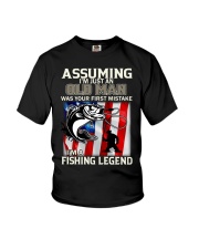 Assuming Im Just An Old Man Was Your First Mistake I Youth T-Shirt tile