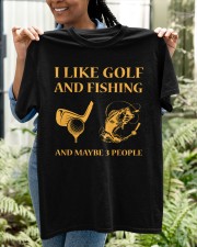 I Like Golf And Fishing And Maybe 3 People Classic T-Shirt apparel-classic-tshirt-lifestyle-front-130
