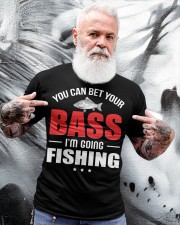 You Can Bet Your Bass I’m Going Fishing Funny Gift Raglan Baseball Tee Classic T-Shirt apparel-classic-tshirt-lifestyle-front-267