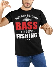 You Can Bet Your Bass I’m Going Fishing Funny Gift Raglan Baseball Tee Classic T-Shirt custom-t-shirts-classic-lifestyle-front-212