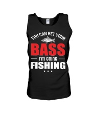 You Can Bet Your Bass I’m Going Fishing Funny Gift Raglan Baseball Tee Unisex Tank tile
