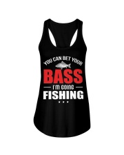 You Can Bet Your Bass I’m Going Fishing Funny Gift Raglan Baseball Tee Ladies Flowy Tank tile