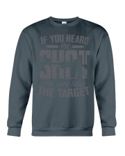 If You Heard The Shot Gun Rights Owner Ar-15 Gun Lovers Crewneck Sweatshirt tile
