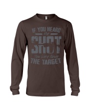 If You Heard The Shot Gun Rights Owner Ar-15 Gun Lovers Long Sleeve Tee tile