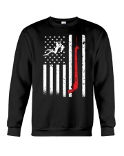 Spearfishing American Flag Spear Fishing Crewneck Sweatshirt tile