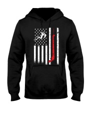 Spearfishing American Flag Spear Fishing Hooded Sweatshirt tile