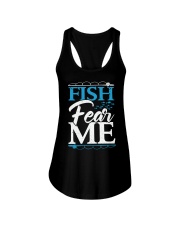 Fishing Fisherman Fish Lover Gift Fish Ladies Flowy Tank tile