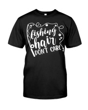 Fishing Hair Don’t Care Lake Funny Premium Fit Mens Tee tile
