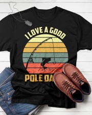 I Love A Good Pole Dance Funny Fishing Pun Gag Gift Classic T-Shirt apparel-classic-tshirt-lifestyle-front-216