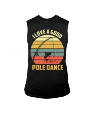 I Love A Good Pole Dance Funny Fishing Pun Gag Gift Sleeveless Tee tile