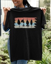 Fisherman Fishing Hook Retro Vintage Fly Fishing Angler Lake Classic T-Shirt apparel-classic-tshirt-lifestyle-front-130