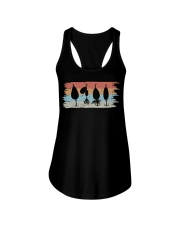 Fisherman Fishing Hook Retro Vintage Fly Fishing Angler Lake Ladies Flowy Tank tile