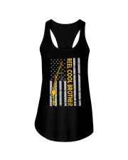 Reel Cool Brother Fishing American Usa Flag Gift For Brother Ladies Flowy Tank tile