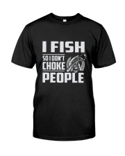 Funny Bass Fishing I Fish So I Don’t Choke People Premium Fit Mens Tee tile
