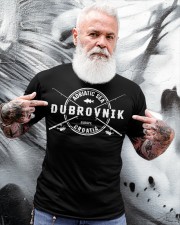 Dubrovnik Croatia Crossed Fishing Rods Classic T-Shirt apparel-classic-tshirt-lifestyle-front-267