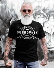 Dubrovnik Croatia Crossed Fishing Rods Classic T-Shirt apparel-classic-tshirt-lifestyle-front-268