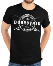 Dubrovnik Croatia Crossed Fishing Rods Classic T-Shirt custom-t-shirts-classic-lifestyle-front-196