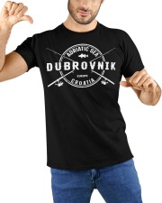 Dubrovnik Croatia Crossed Fishing Rods Classic T-Shirt custom-t-shirts-classic-lifestyle-front-212